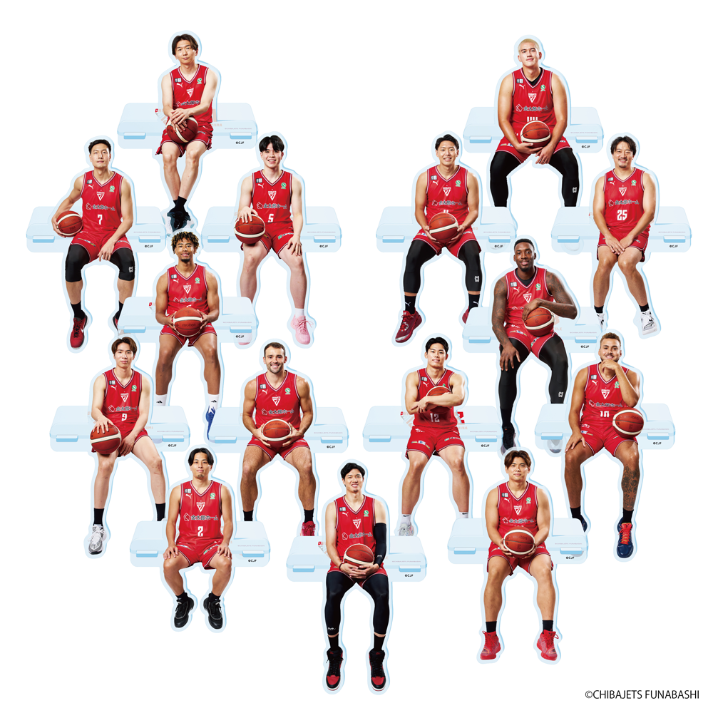 【15選手セット】選手アクリルスタンド (座り/2025-26) 詳細画像 ONE 1