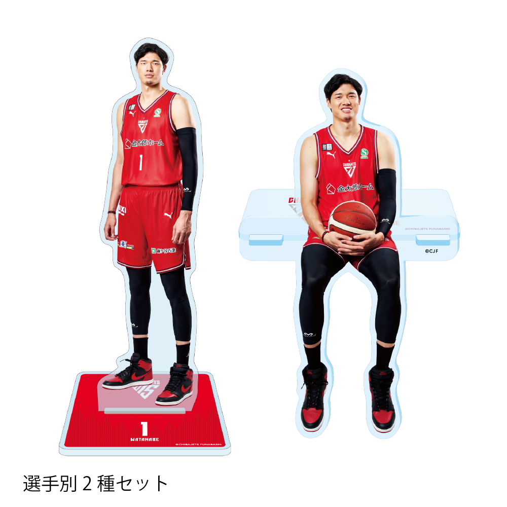【2種セット】選手アクリルスタンド (宣材＆座り) 詳細画像 #1 渡邊 雄太 1