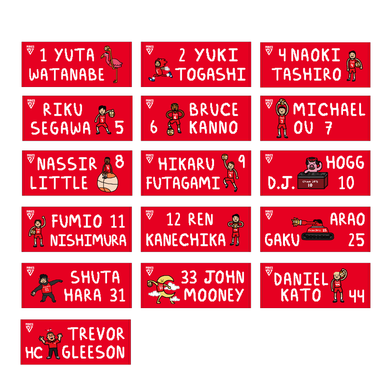 CHIBAJETS×NBA PAINT 選手ネームタオル