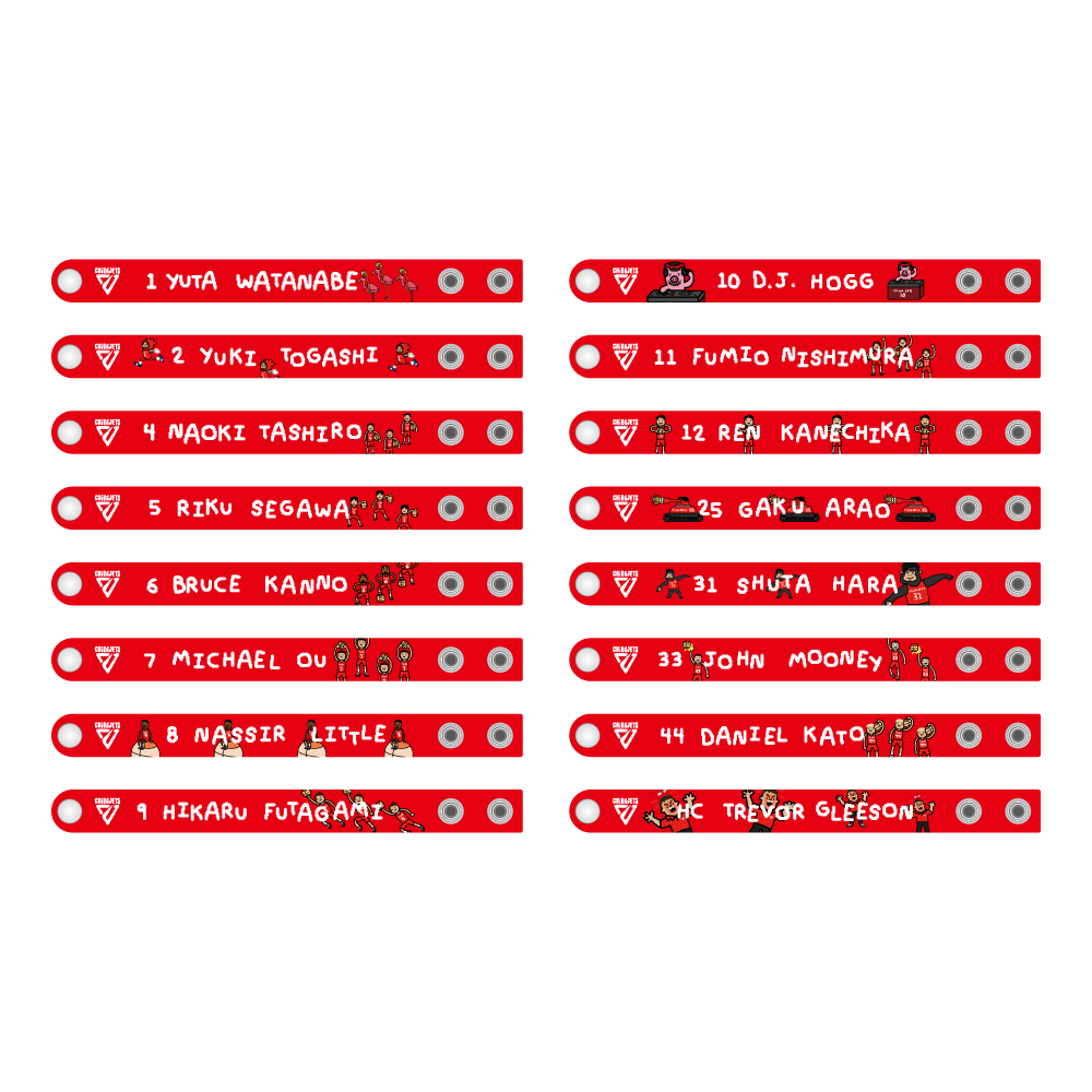 CHIBAJETS&times;NBA PAINT 選手ラバーバンド 詳細画像 #1 渡邊 雄太 2