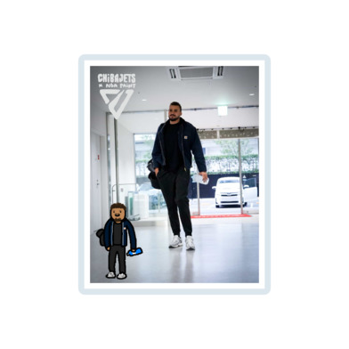 CHIBAJETS×NBA PAINT player walk insアクリルマグネット(全10種)