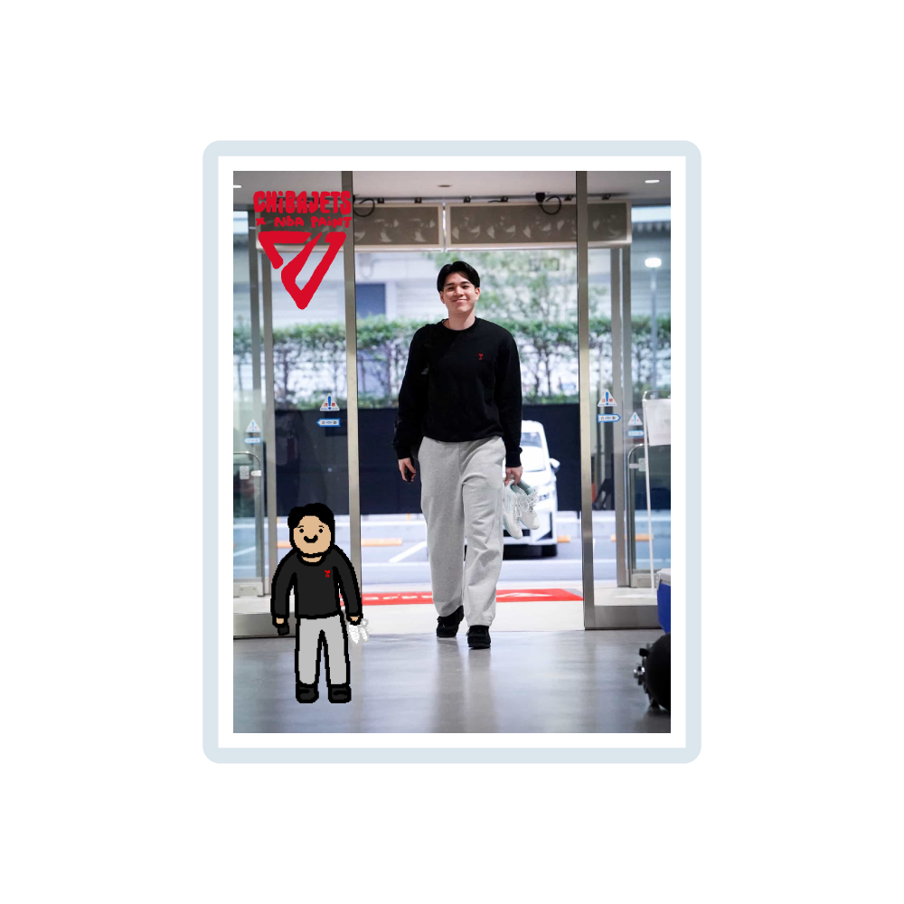 CHIBAJETS&times;NBA PAINT player walk insアクリルマグネット(全10種) 詳細画像 #5 瀬川 琉久 1