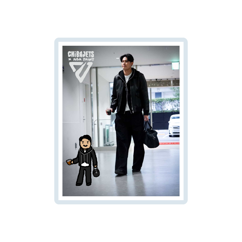 CHIBAJETS&times;NBA PAINT player walk insアクリルマグネット(全10種) 詳細画像 #12 金近 廉 1