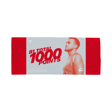 #10 ﾃﾞｨｰ･ｼﾞｪｲ･ﾎｸﾞ B1通算1000得点記念 ハイブリッドフェイスタオル