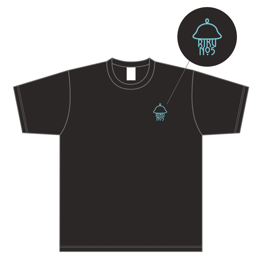 #5瀬川琉久 10th モテ男NO.1記念 Tシャツ 詳細画像 ブラック 1