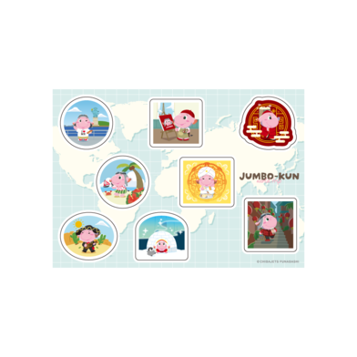 旅するジャンボくん ステッカー