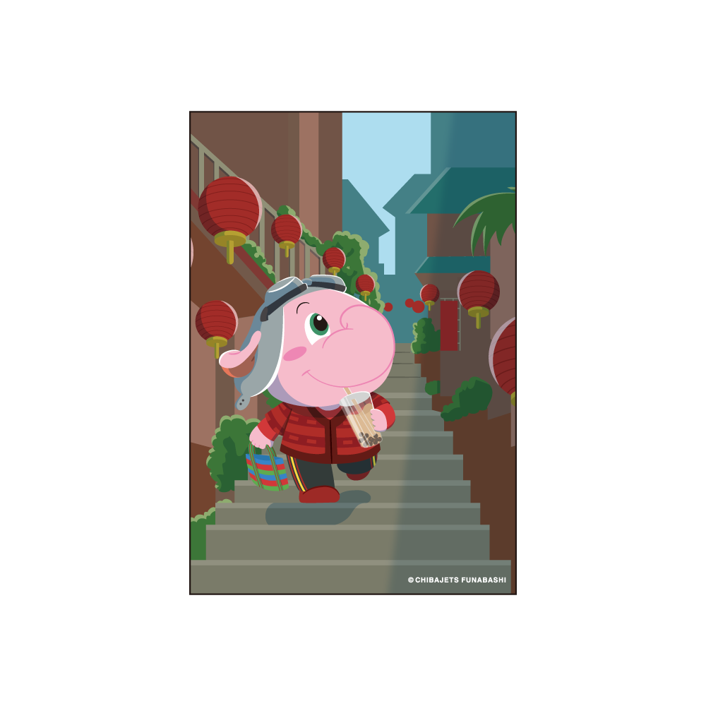 旅するジャンボくん ポストカードセット(8種) 詳細画像 7