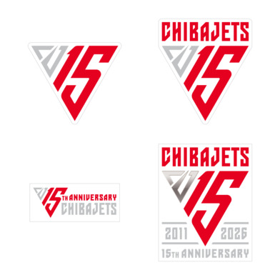 15TH クリアステッカーセット(4枚入)