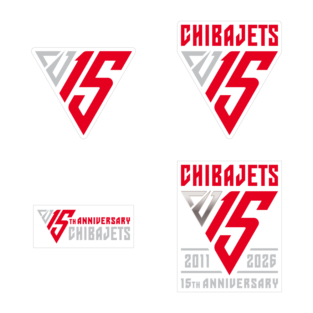 15TH クリアステッカーセット(4枚入) 詳細画像 1