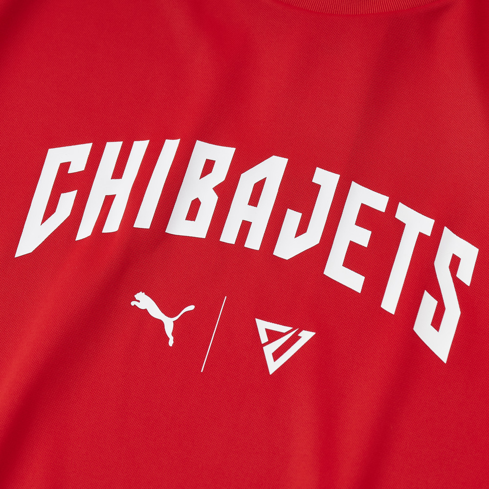 PUMA CHIBAJETS ARCHLOGO LS TEE 詳細画像 レッド 3
