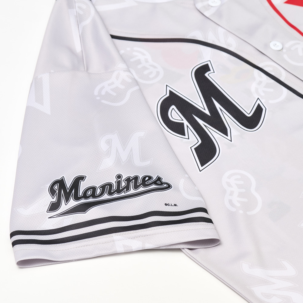 千葉ジェッツ×千葉ロッテマリーンズ ベースボールシャツ 詳細画像 4