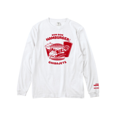 ﾄﾞﾑﾄﾞﾑﾊﾝﾊﾞｰｶﾞｰｺﾗﾎﾞ ﾛﾝｸﾞｽﾘｰﾌﾞTｼｬﾂ