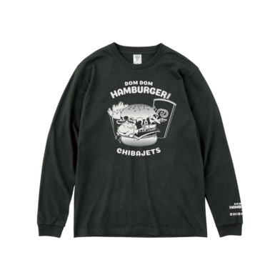 ﾄﾞﾑﾄﾞﾑﾊﾝﾊﾞｰｶﾞｰｺﾗﾎﾞ ﾛﾝｸﾞｽﾘｰﾌﾞTｼｬﾂ