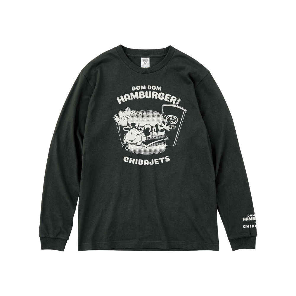 ﾄﾞﾑﾄﾞﾑﾊﾝﾊﾞｰｶﾞｰｺﾗﾎﾞ ﾛﾝｸﾞｽﾘｰﾌﾞTｼｬﾂ 詳細画像 CGR 1