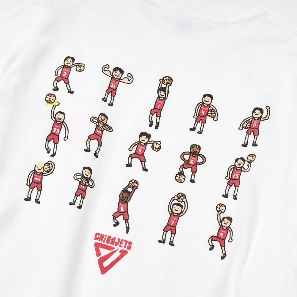 CHIBAJETS&times;NBA PAINT ビッグシルエットロングTシャツ 詳細画像 4