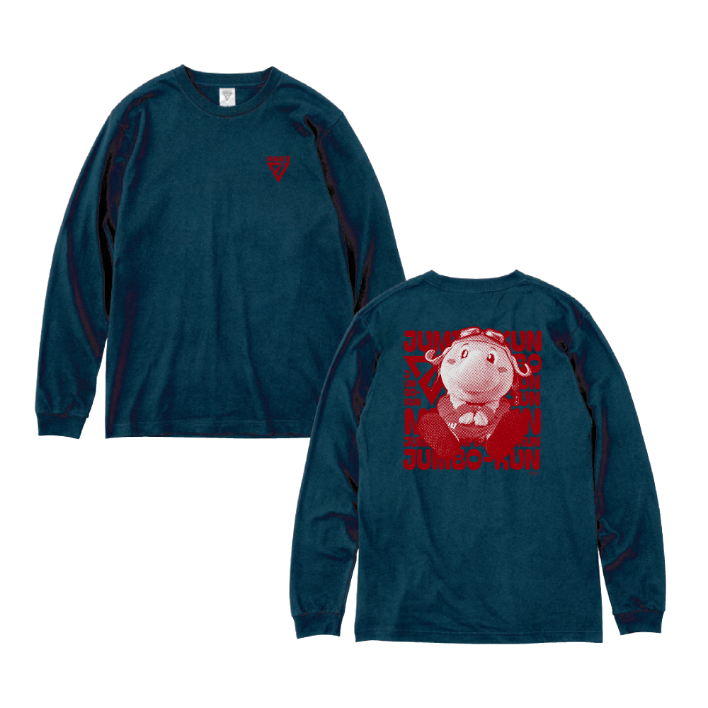 ﾊﾞｯｸﾌﾟﾘﾝﾄﾛﾝｸﾞｽﾘｰﾌﾞTｼｬﾂ(ｼﾞｬﾝﾎﾞくんﾌｫﾄ)｜千葉ジェッツ｜B.LEAGUE（B