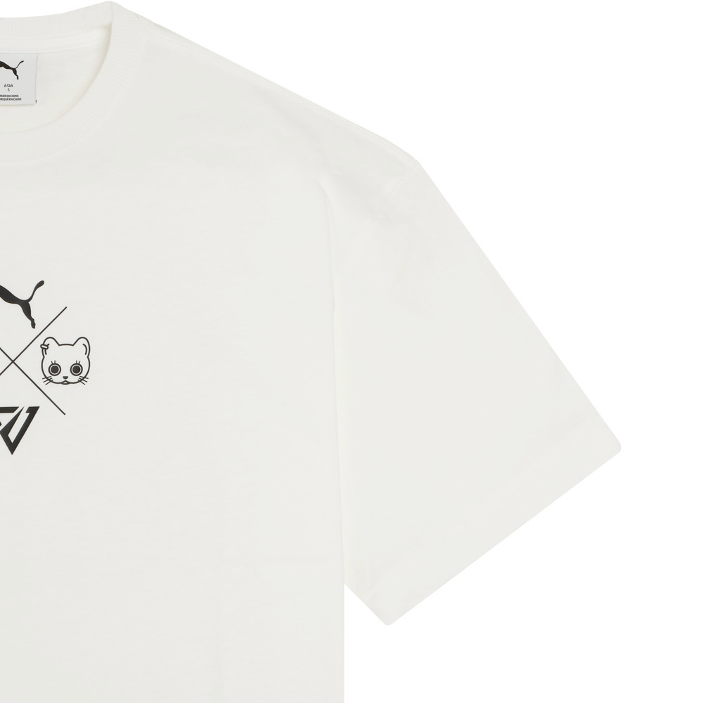 JUMBO-KUN &times; NEKO-SAN RELAX TEE 詳細画像 ホワイト 2