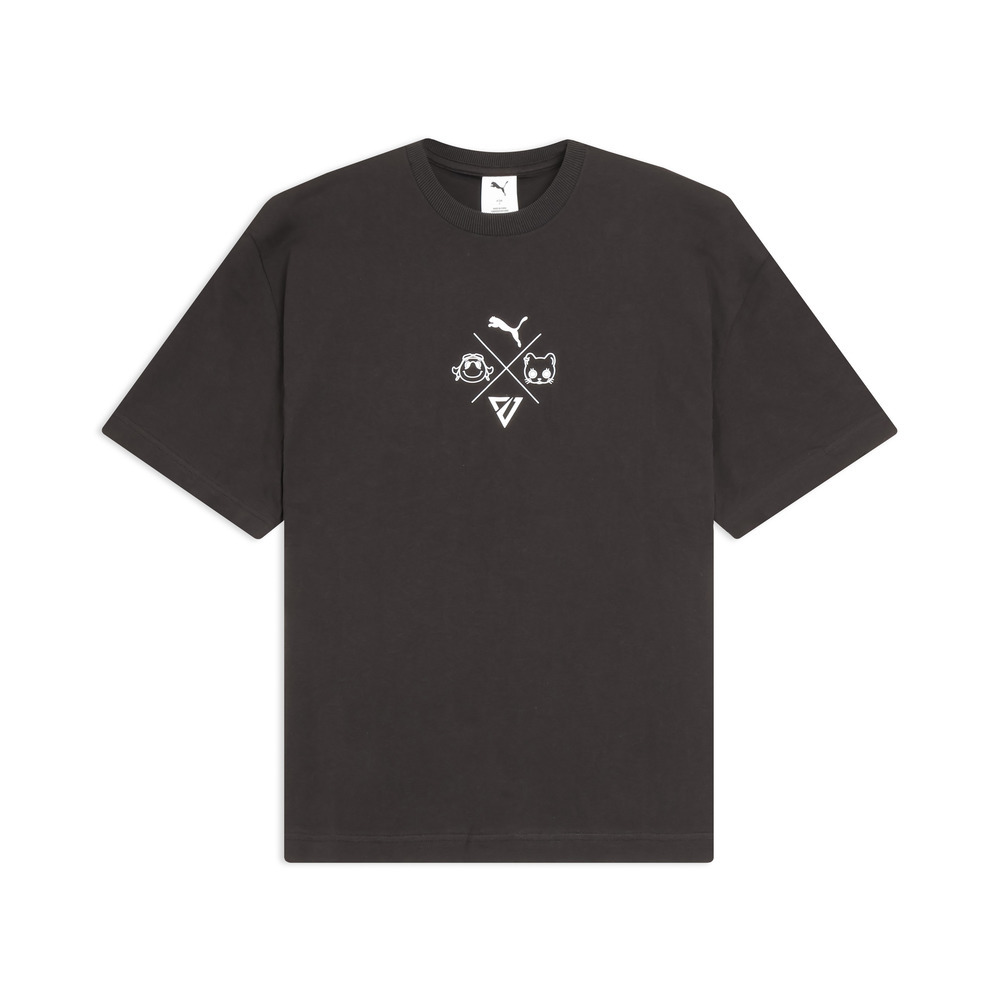 JUMBO-KUN &times; NEKO-SAN RELAX TEE 詳細画像 ブラック 1