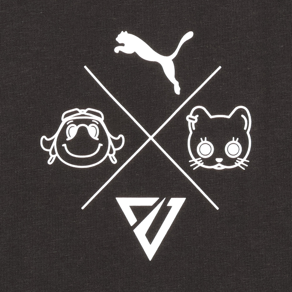 JUMBO-KUN &times; NEKO-SAN RELAX TEE 詳細画像 ブラック 3