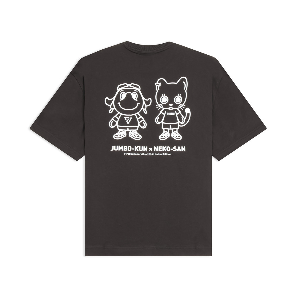 JUMBO-KUN &times; NEKO-SAN RELAX TEE 詳細画像 ブラック 4