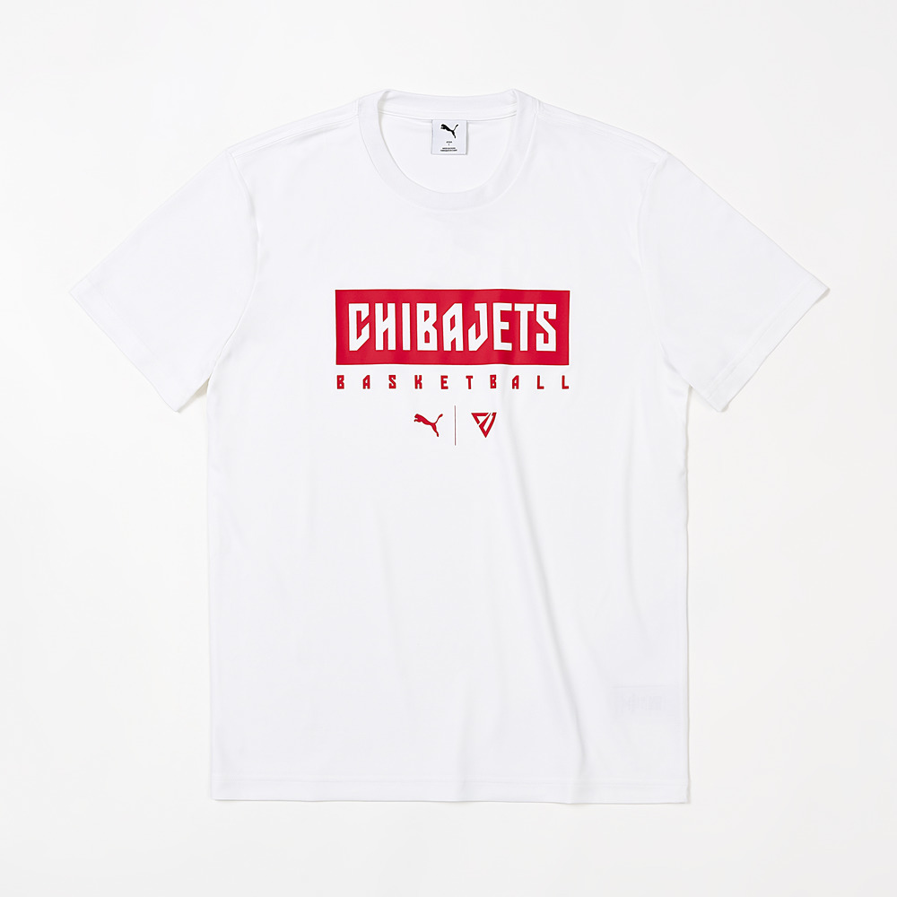 PUMA CHIBAJETS BOX-LOGO TEE 詳細画像 ホワイト 1