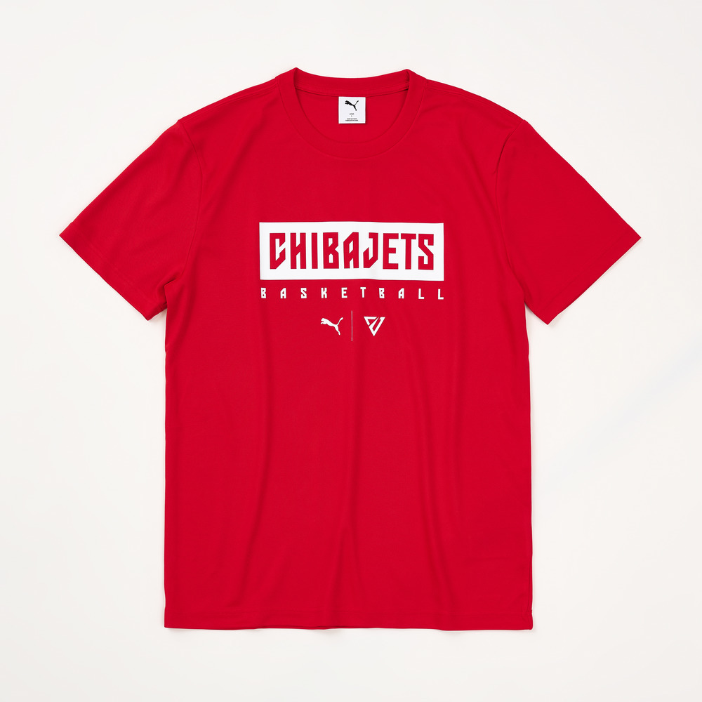 PUMA CHIBAJETS BOX-LOGO TEE 詳細画像 レッド 1