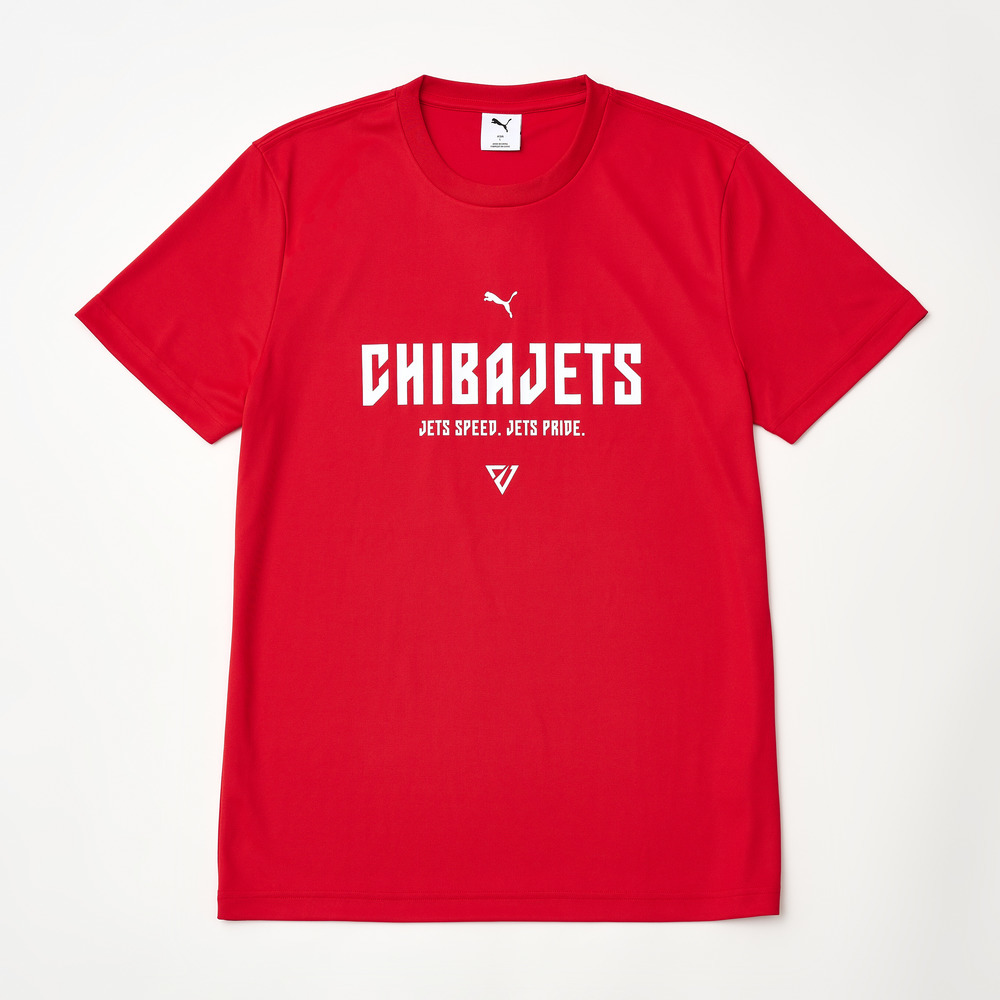 PUMA CJ TEXT-LOGO Tee 詳細画像 レッド 1