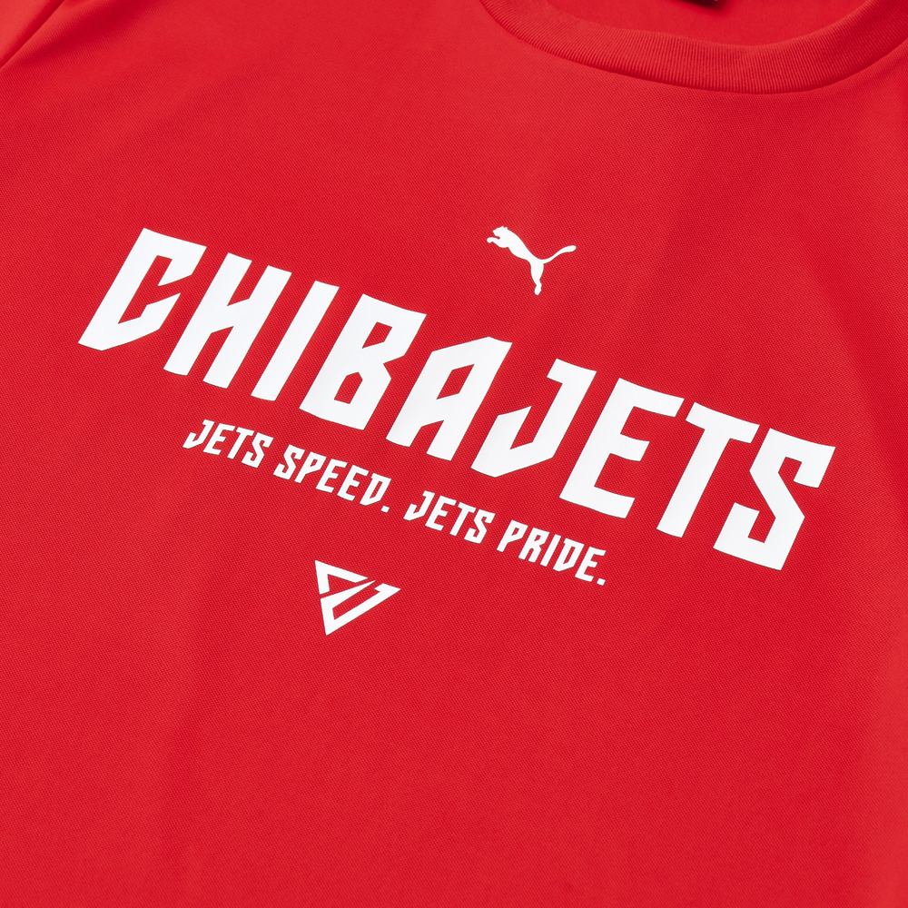 PUMA CJ TEXT-LOGO Tee 詳細画像 レッド 3
