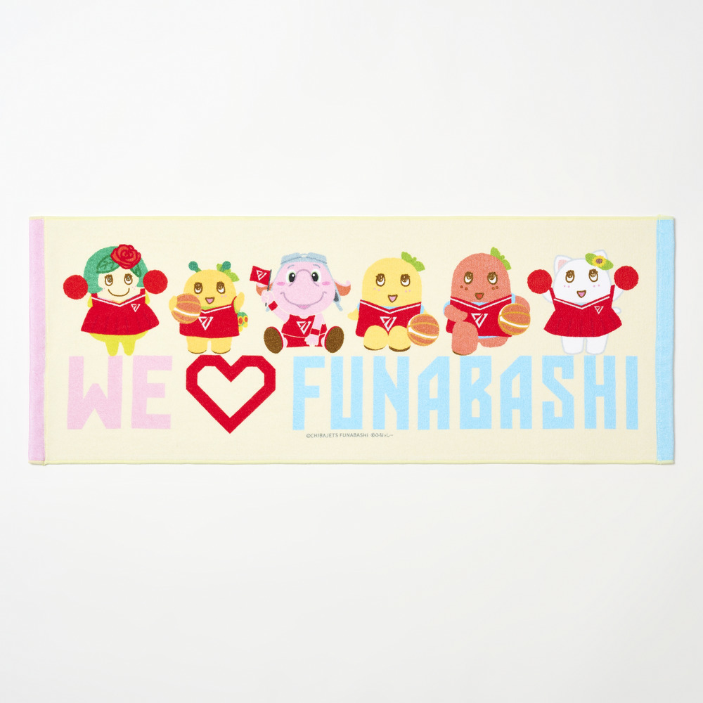 ふなっしーファミリー&times;ジャンボくんコラボ フェイスタオル 詳細画像 ONE 1
