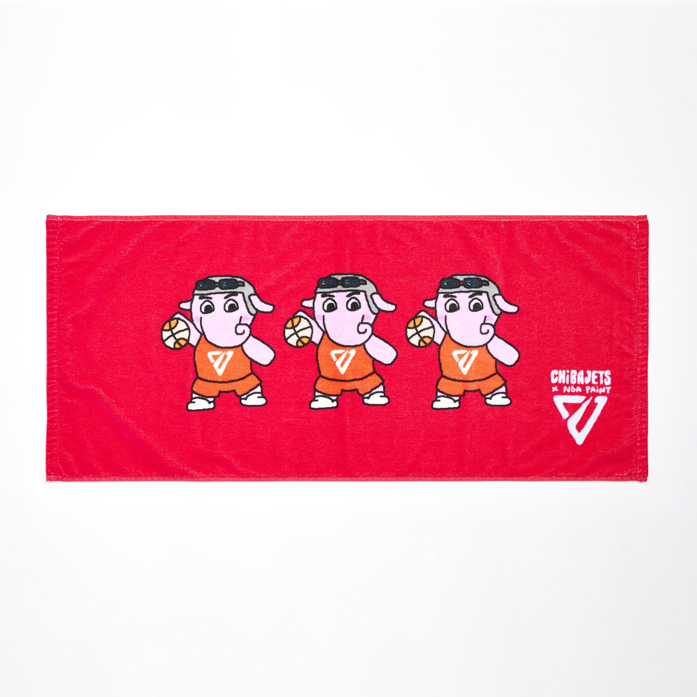 CHIBAJETS×NBA PAINT フェイスタオル｜千葉ジェッツ｜B.LEAGUE