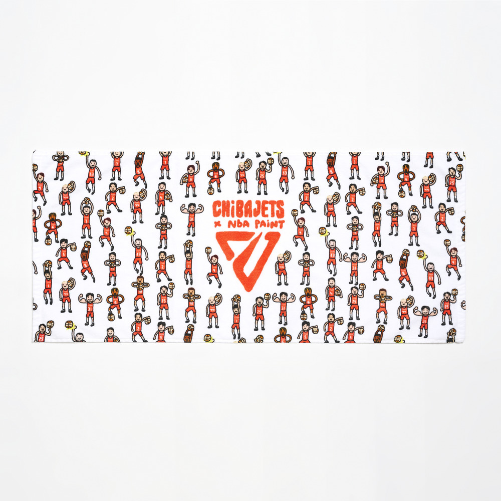 CHIBAJETS&times;NBA PAINT ﾌｪｲｽﾀｵﾙ（選手） 詳細画像 1