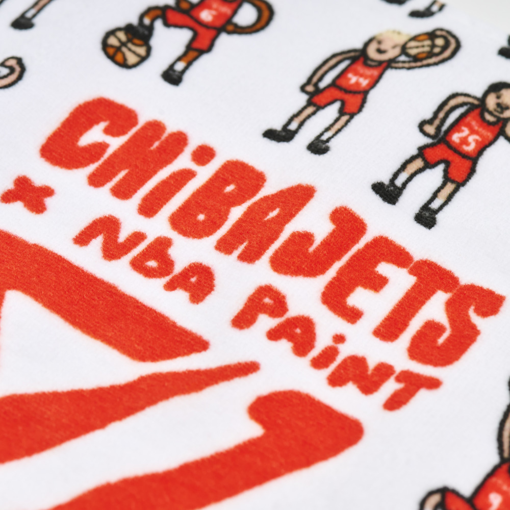 CHIBAJETS&times;NBA PAINT ﾌｪｲｽﾀｵﾙ（選手） 詳細画像 2