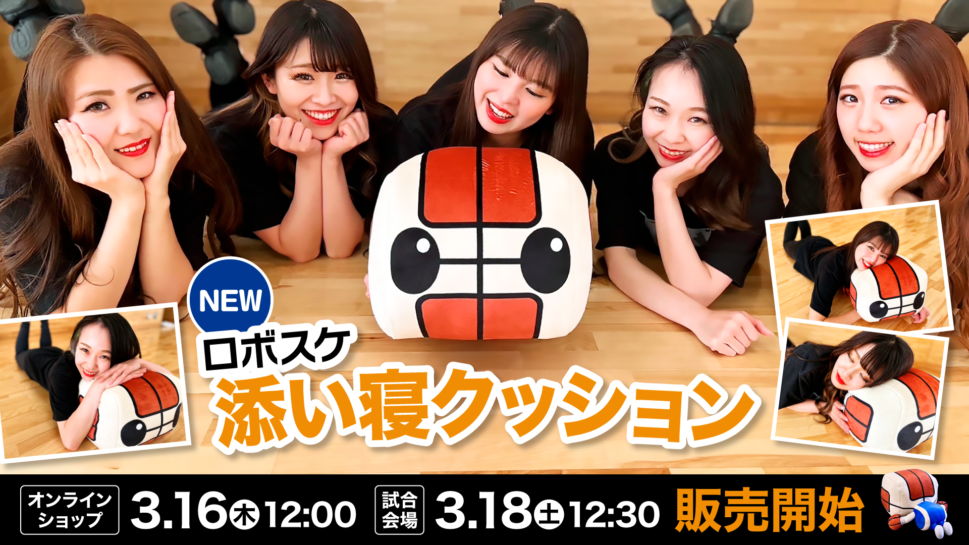 ロボスケ添い寝クッション