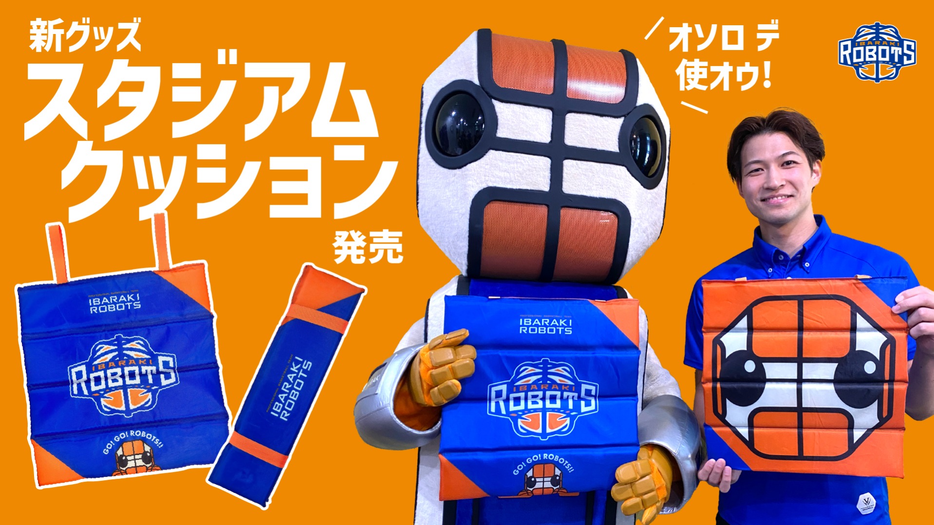 オリジナルデザインのスタジアムクッションが登場！