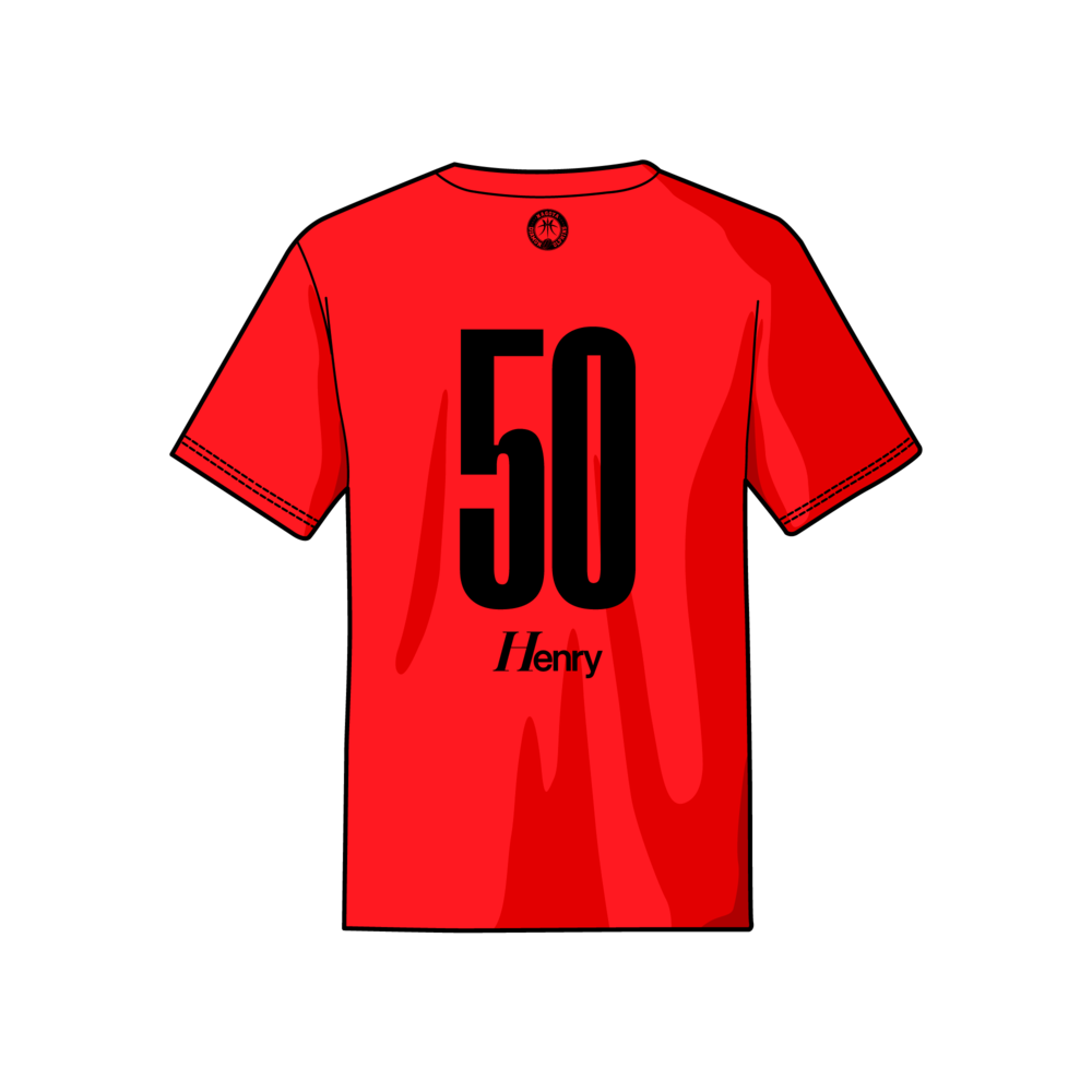 2026-27選手ナンバーTシャツ 詳細画像 #50アーロン・ヘンリー 2