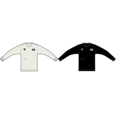 hummel製長袖ワンポイント刺繍Tシャツ