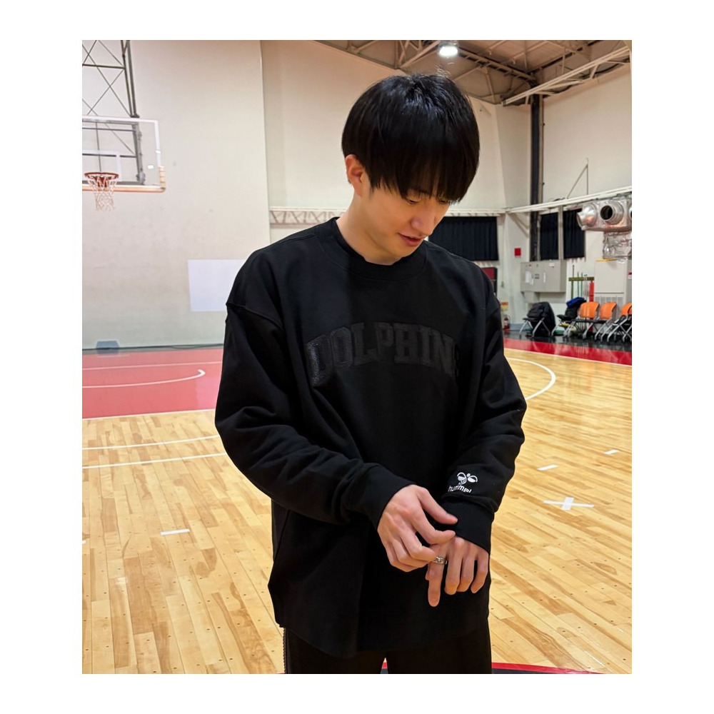 hummel製DOLPHINSスウェットクルーネック 詳細画像 ブラック 3