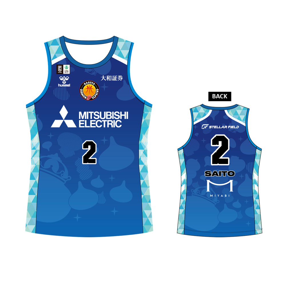 ドルフィンズ&times;DQウォーク記念ユニフォーム（BLUE ver.） 詳細画像 1カラー 1