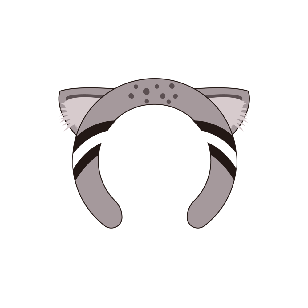 ドルフィンズ&times;東山動植物園マヌルネコカチューシャ 詳細画像 1カラー 1