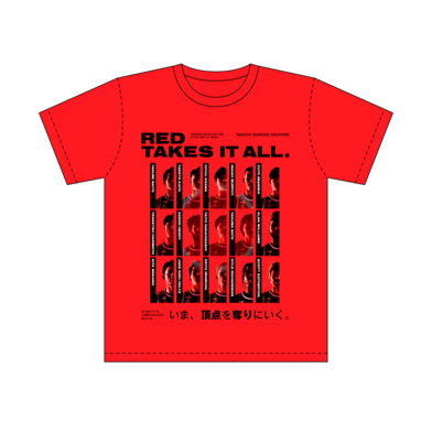 RED TAKES IT ALL Tシャツ