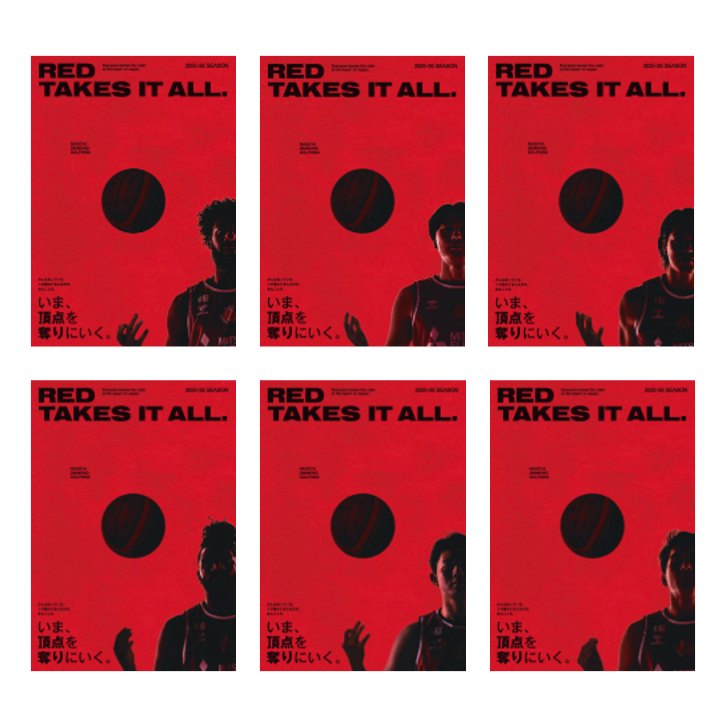 【数量限定】RED TAKES IT ALLポスターコンプリートセット 詳細画像 1カラー 3