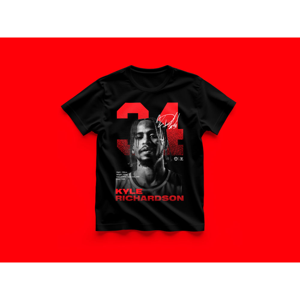 【4月17日20:00～販売開始】カイル・リチャードソン選手バースデーTシャツ 詳細画像 1カラー 1