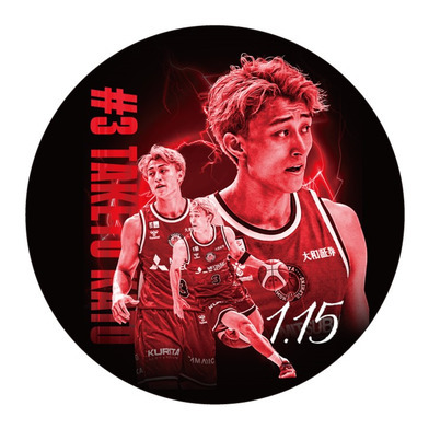 【1月15日20:00～販売開始】加藤嵩都選手バースデーBIG缶バッジ