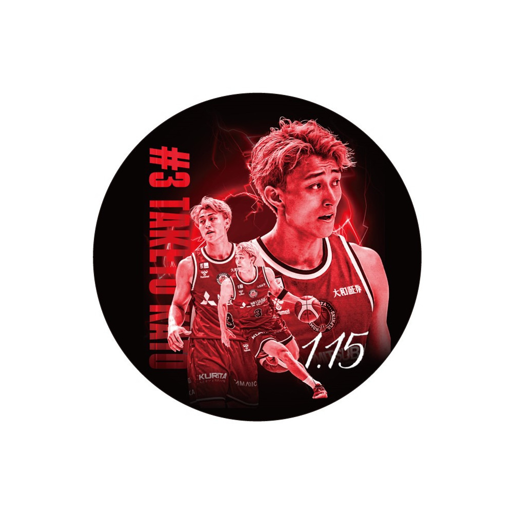 【1月15日20:00～販売開始】加藤嵩都選手バースデーBIG缶バッジ 詳細画像 1カラー 1