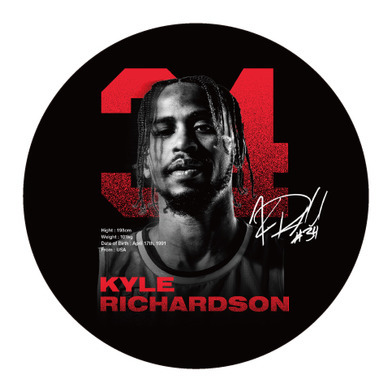 【4月17日20:00～販売開始】カイル・リチャードソン選手BIG缶バッジ