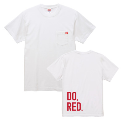 【3/23 17:00～販売開始】 DO,RED Tシャツ　ホワイト