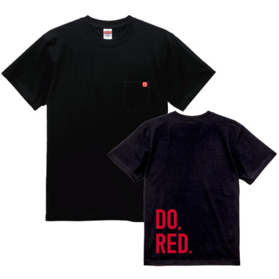 【3/23 17:00～販売開始】 DO,RED Tシャツ ブラック