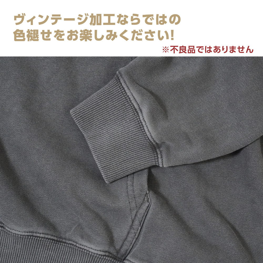 BASIC BREX ワンポイントフーディー（GOLDリフ）ヴィンテージブラック 詳細画像 ヴィンテージブラック 5