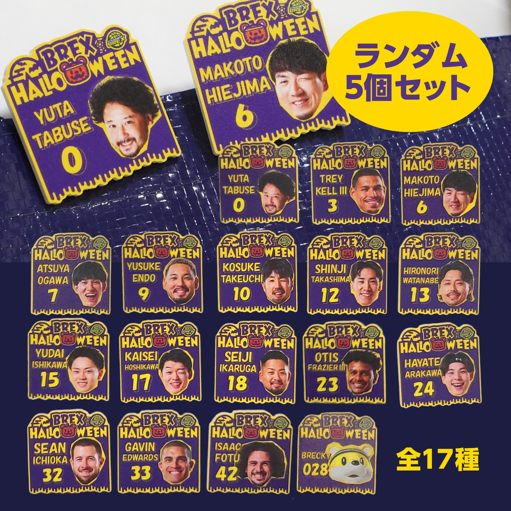 2026-27 選手ハロウィンクリップ（ランダム5個セット） 詳細画像 1カラー 1