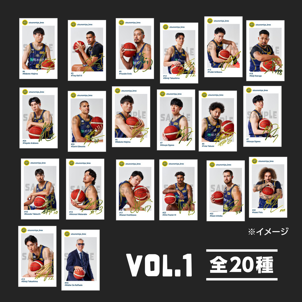 2026-27 選手フレームフォトカード Vol.1（ランダム5個セット） 詳細画像 1カラー 2